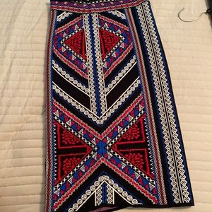 Pencil skirt…body con multi colored